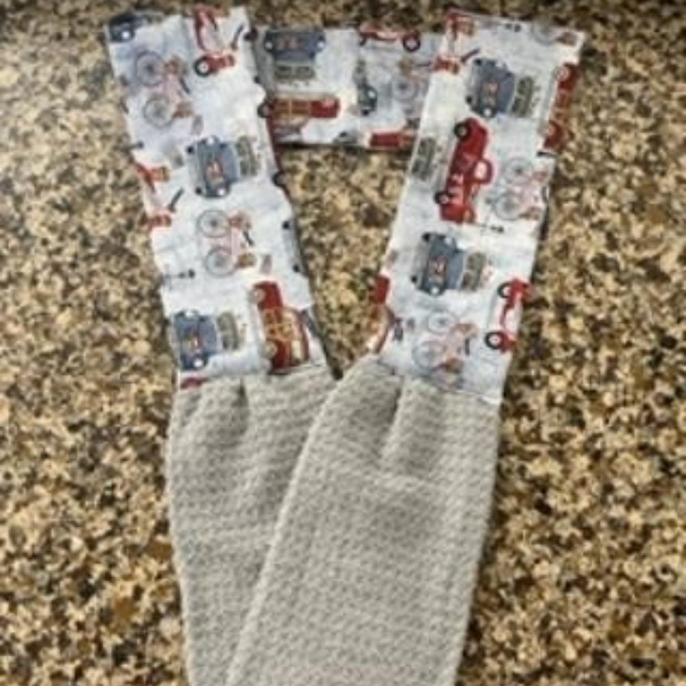 New Kitchen Neck Dish Towel. New.  64" long